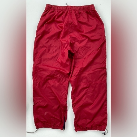 VINTAGE Abercrombie & Fitch Men's Red Paratrooper Gym Issue Pull On Pants XL - Picture 2 of 15